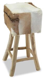 Tíkfa Bárszék - Valódi Kecskebőr Kárpit - 76cm
