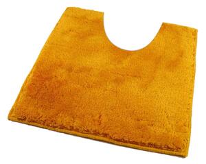 Fürdőszoba-szőnyeg UNI COLOR Sárga - Sárga / 50 x 50 cm WC kagyló elé, kivágással