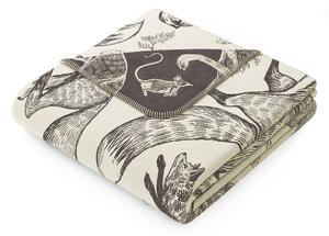 Fox bézs pamutkeverék takaró, 150 x 200 cm - AmeliaHome
