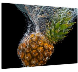 Ananász a vízben képe (70x50 cm)