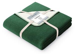 Virkkuu zöld pamutkeverék takaró, 150 x 200 cm - AmeliaHome