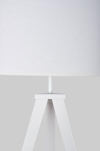 Kiki állólámpa fehér fém lábakkal és fehér lámpaernyővel - Bonami Essentials