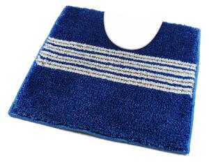 Fürdőszoba-szőnyeg IRSINA Kék - Kék / 50 x 50 cm WC kagyló elé, kivágással