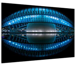 Egy kép a futballstadionról (90x60 cm)