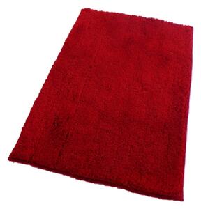 Fürdőszoba-szőnyeg COTTON Piros - Piros / 60 x 100 cm