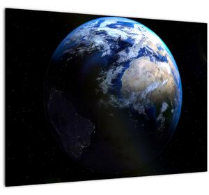 Föld és a Hold képe (70x50 cm)