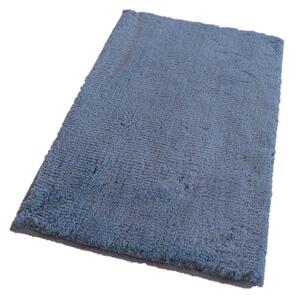Fürdőszoba-szőnyeg COTTON Kék-szürke - Kék-szürke / 60 x 100 cm