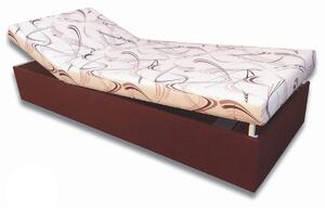 Egyszemélyes ágy (dívány) 80 cm Darcy (sötétbarna 40 + Sand 10). 793072