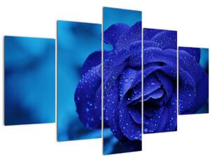 Kék rózsa képe (150x105 cm)