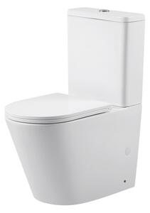 Erga Tina, kombinált WC-csésze 620x365x820 mm, Tornado 2.0 + WC-ülőke, fényes fehér, ERG-V03-TINA-TO2-WH