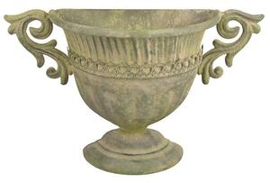 Rusztikus fém fali virágtartó, 36 cm