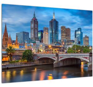 Melbourne város képe (70x50 cm)