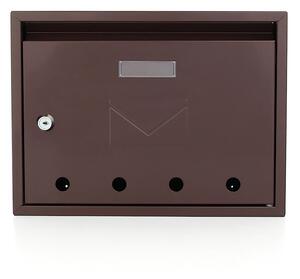 Imola postaláda barna színben 240x320x60mm