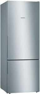 Bosch KGV58VLEAS Alulfagyasztós hűtőszekrény, 500L, M:191cm, LowFrost, VitaFresh fiók, E energiaosztály, Inox