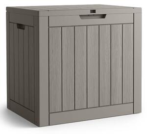 AKORD Furniture Factory Vízálló Kerti Tároló Láda 117 L Polipropylen Szürke UV Szűrős