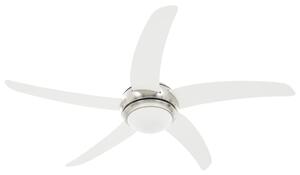 VidaXL díszes mennyezeti ventilátor lámpával 128 cm fehér