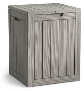 AKORD Furniture Factory Kerti tároló láda 113 l polipropylen szürke UV-szűrős
