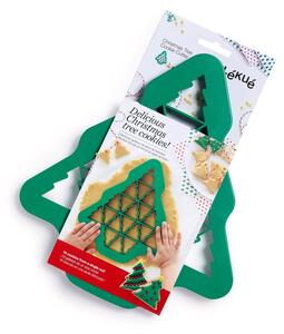 Christmas Tree zöld karácsonyi süteményvágó - Lékué