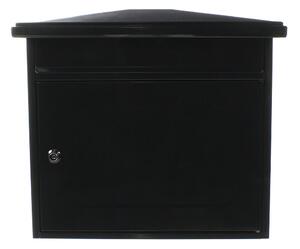 Wörthersee postaláda fekete színben 350x390x205mm