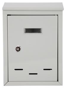 Kronberg Basic postaláda kulcsos zárral ezüst színben 290x200x60mm
