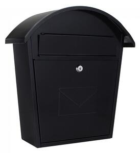 Jesolo postaláda fekete színben 370x360x135mm
