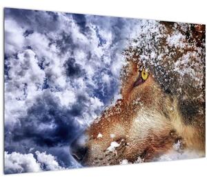 A farkas képe (90x60 cm)