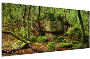 Egy varázslatos erdő képe (120x50 cm)