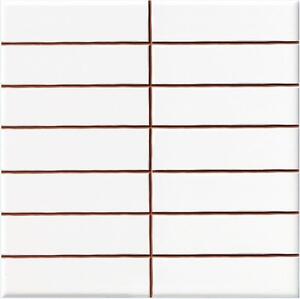 Burkolat Vilar Albaro precorte white 20x20 cm fényes PRECO251WHL