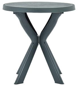 VidaXL zöld műanyag bisztróasztal Ø70 cm