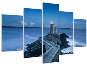 A világítótorony és a tenger képe (150x105 cm)