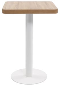 VidaXL világosbarna MDF bisztróasztal 50 x 50 cm