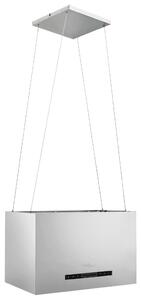 VidaXL rozsdamentes acél LCD érintőképernyős sziget páraelszívó 55 cm