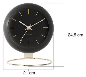 Globe asztali óra fekete