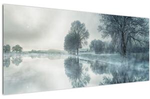 Téli természet képe (120x50 cm)