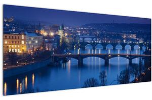 A prágai hidak képe (120x50 cm)