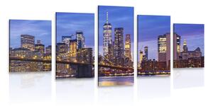 5 részes kép híd Brooklyn-ban