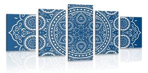 5 részes kép etnikus Mandala