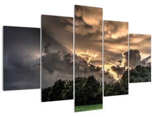 A felhők és az erdő képe (150x105 cm)