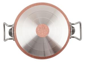 Classic rózsaszín alumínium serpenyő, ø 22 cm - Güral Porselen