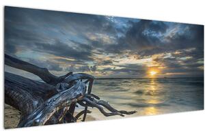 Tenger naplementekor képe (120x50 cm)