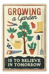 Growing a Garden dekorációs falitábla - Postershop