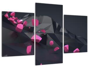 A 3D absztrakció képe (90x60 cm)
