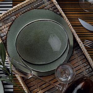 Classic 24 db-os zöld étkészlet - Kütahya Porselen