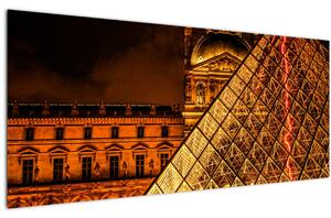 A párizsi Louvre képe (120x50 cm)