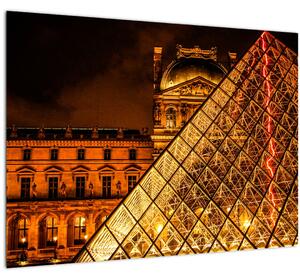 A párizsi Louvre képe (70x50 cm)
