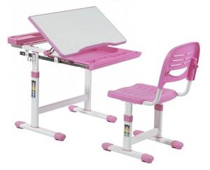 FD Kantare növekvő íróasztal és szék Szín: Rózsaszín