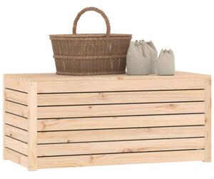 VidaXL tömör fenyőfa kerti láda 101 x 50,5 x 46,5 cm