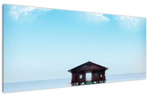 Kép a házról a tengeren (120x50 cm)