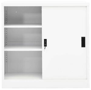 VidaXL Irodai Szekrény - Acél - Tolóajtó - 90x40x90 cm