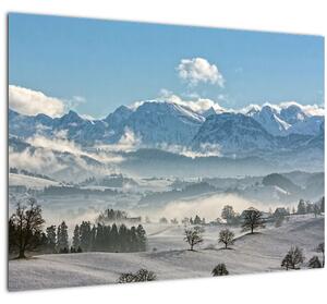 A havas hegyek képe (70x50 cm)
